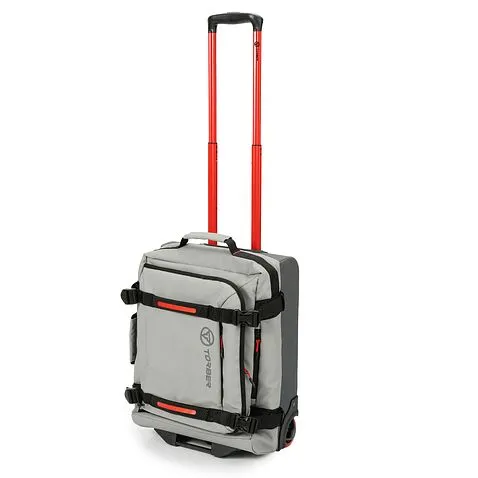 Сумка на колесах TORBER РИТМ, серый, полиэстер 900D с PU покрытием, 49 x 35,5 x 26 см, 35 л