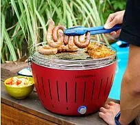 Угольный гриль Lotus Grill Classic, красный