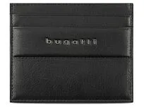 Портмоне для кредитных карт BUGATTI НОМ | NOME, с защитой данных RFID, черное, натуральная воловья кожа, 10,2х0,3х8,2 см