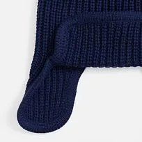 Шапка-ушанка Catch Match, темно-синяя