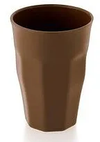 Кружка-стакан керамическая 350 мл, коричневый