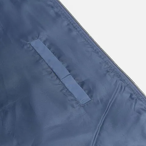 Куртка унисекс Warmbridge, синяя (джинс)