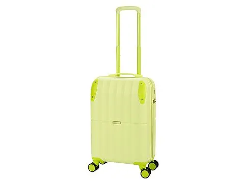 Чемодан TORBER В Отпуск, салатовый, ABS-пластик, 39,5 х 23 х 60 см, 42 л, 2,6 кг