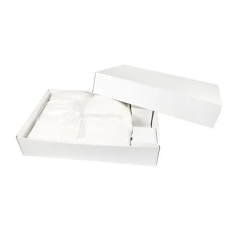 Коробка подарочная, размер 50x33x10 см, картон, самосборная, белый Коробка подарочная, размер 50x33x10 см, картон, самосборная, белый