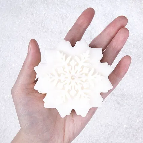 Свеча Snowflame 2, белая, 8 см