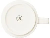 Набор чашка с бамбуковым блюдцем Sheffield, белый