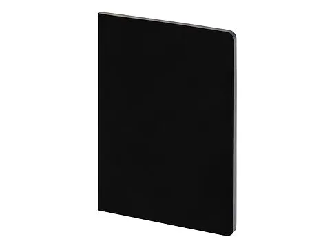 Бизнес-тетрадь А5 Pragmatic Contrast, 40 листов в клетку, черный с черным срезом