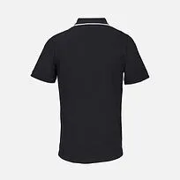 Рубашка поло унисекс Palermo, черная с белым