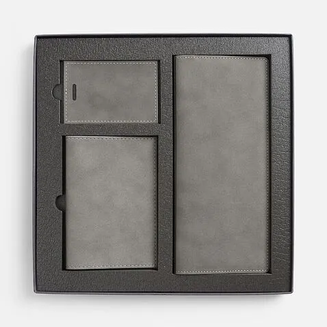 Набор Nubuk Trio, серый