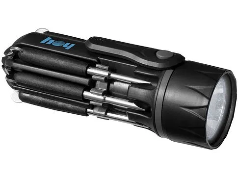 Фонарик с отвертками Spidey 8 в 1, черный