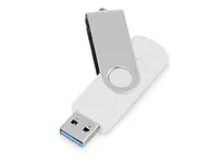 USB3.0/USB Type-C флешка на 16 Гб Квебек C, белый