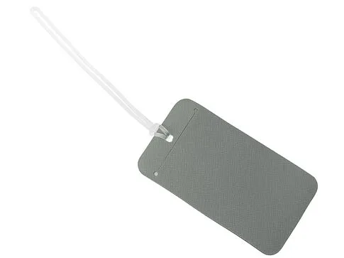 Багажная бирка Favor на силиконовой петле, серый