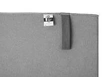 Легкое полотенце Gulpi  из микрофибры RPET с ремешком для складывания, 70*120 см, графит