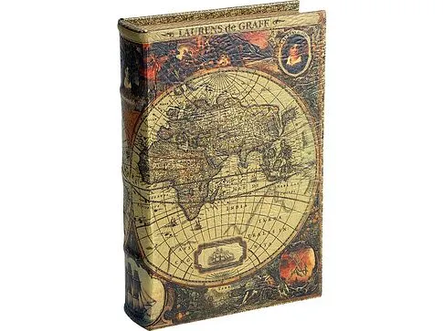 Набор: портмоне, часы карманные на подставке, нож для бумаг Фрегат