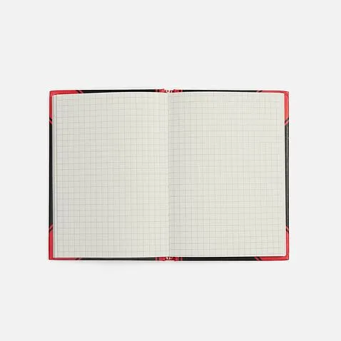 Блокнот Accenti Mini, черный с красным