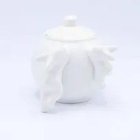 Сахарница с кроликами (NEW), 1000 мл, Белый