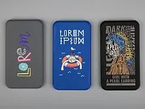 Аккумулятор Uniscend Starry с подсветкой, 5000 мАч, черный