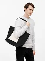 Шопер Shophop, черный с неокрашенным