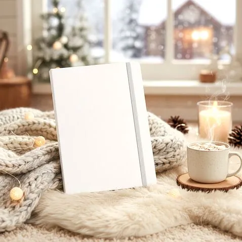 Ежедневник A5 недатированный Dante в мягком переплёте софт-тач, белый