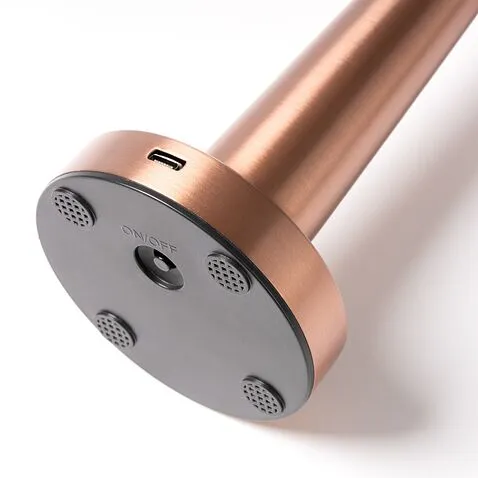 Настольная лампа REIKI cо встроенной батареей HF-8, розовое золото