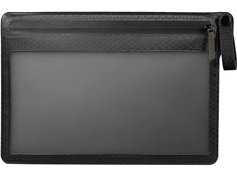 Органайзер On clouds двумя отделениями из нейлона 250х170 мм (в инд. пакетике), серый/черный