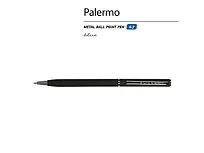 Ручка шариковая автоматическая BrunoVisconti® PALERMO цвет корпуса черный, soft-touch, 0.7 мм