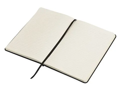 Блокнот А5 Magnet 14,3*21 с магнитным держателем для ручки, черный