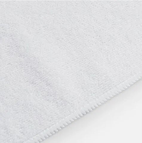 Двустороннее махровое полотенце Nice Print для сублимации, большое, белое