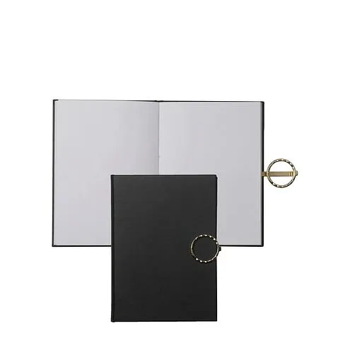 Элегантный и простой блокнот Note pad A6 Boucle Noir, черный