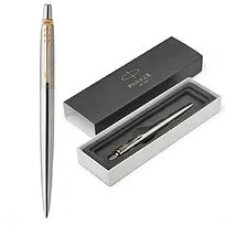 Ручка шариковая Parker Jotter Core - Stainless Steel GT, серебристый