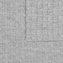 Плед Braidera, серебристо-серый меланж