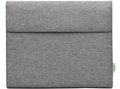 Портфолио А4 из RPET с отделением для ноутбука NotyFolio Eco, 20 л FSC бумаги, серый