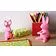 Ножницы и магнит со скрепками Bunny, розовые