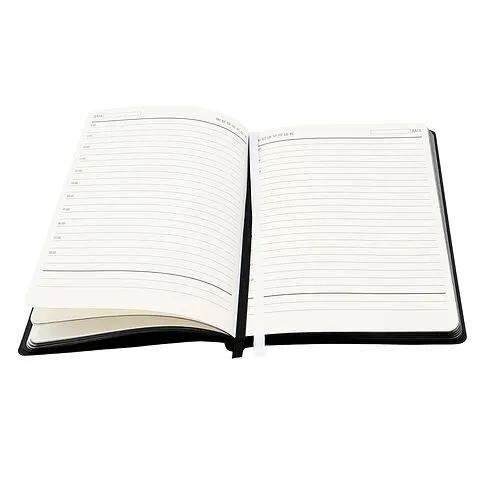 Ежедневник A5 недатированный Gabby в мягком переплёте, чёрный