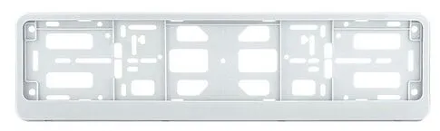 Рамка-книжка для авто, пластиковая, белая Рамка-книжка для авто, пластиковая, белая