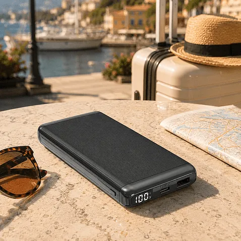 Внешний аккумулятор Orvex c быстрой зарядкой (до 22,5W), 10000 mAh, черный
