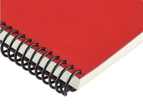 Ежедневник недатированный на спирали А5 Agenda, красный (Р)