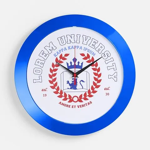 Часы настенные Vivid Large, синие