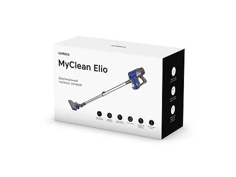 Вертикальный пылесос MyClean Elio, съемный пылесборник, 800 Вт