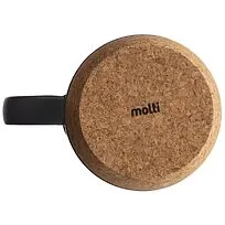 Кружка с пробковой подставкой Corky Walk, белая