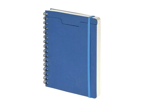 Ежедневник недатированный на гребне А5 Pragmatic, синий (Р)