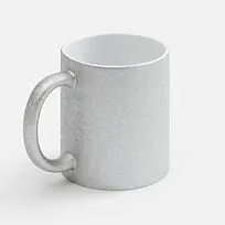 Кружка для сублимационной печати Sagredo, серебристая