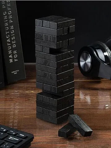 Игра «Деревянная башня мини», черная