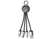 Кабель 3-в-1 с подсветкой лого Ion mini