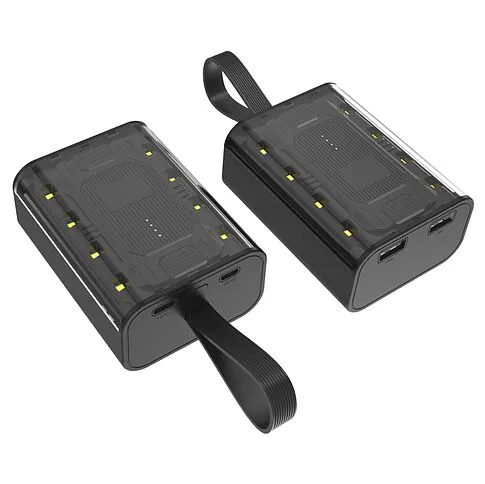 Внешний аккумулятор Courage, 5000 Mah, черный