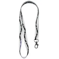 Ланъярд полноцветный Флоу с карабином, 15 мм