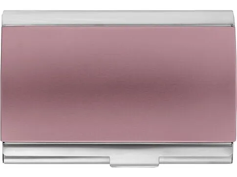 Визитница Смит, розовый/серебристый