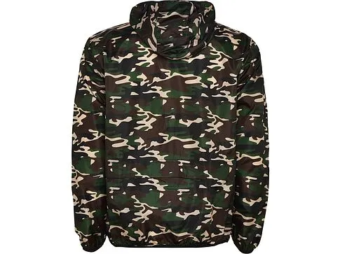 Ветровка Angelo унисекс, лесной камуфляж