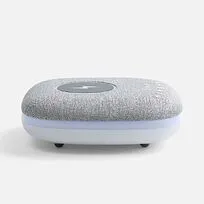 Bluetooth-колонка с беспроводной зарядкой и подсветкой Terrafonic, серая
