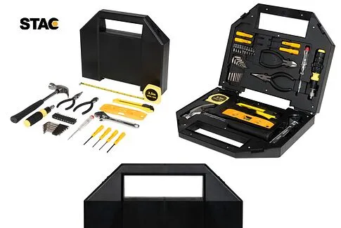 Инструментальный ящик с 31 предметами Poseidon, черный